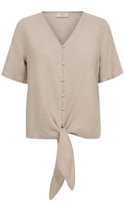 Freequent Bluse - Lava - Sand Melange