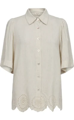 Freequent Bluse - Linus - Moonbeam Melange