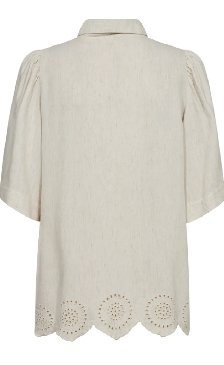 Freequent Bluse - Linus - Moonbeam Melange