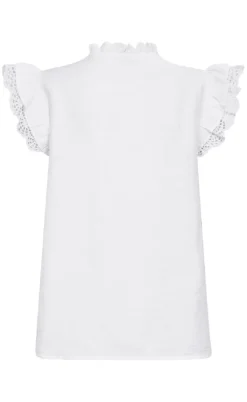 Freequent Bluse - Lisa - Brilliant White
