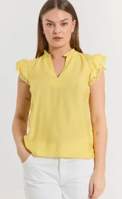 Freequent Bluse - Lisa - Goldfinch