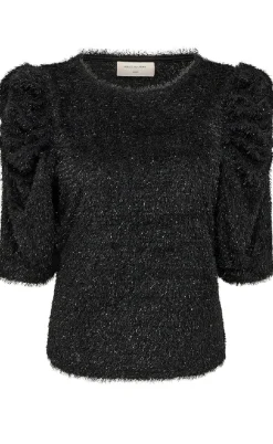 Freequent Bluse - Molurex - Black