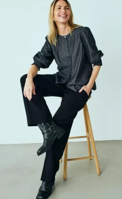 Freequent Bukser - Carma - Black