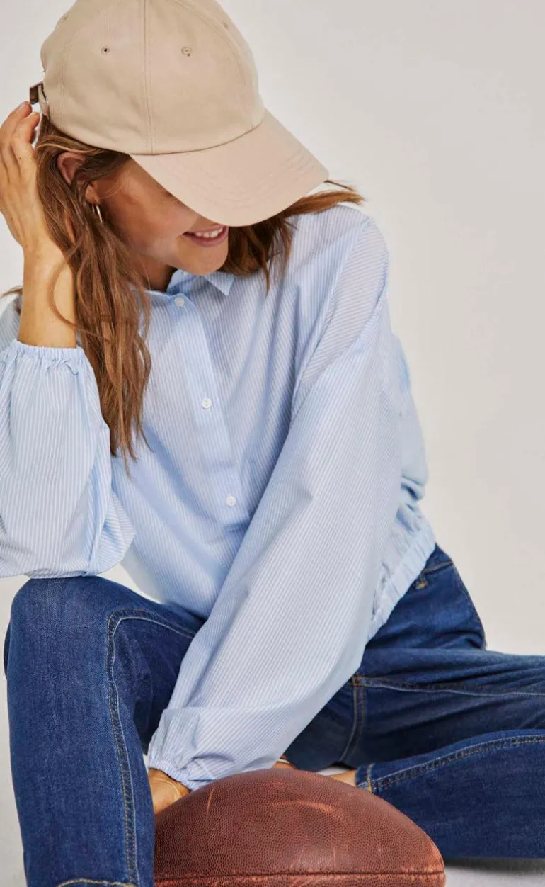 Freequent Bukser - Jane - Medium Blue Denim