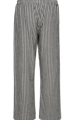 Freequent Bukser - Lava  - Black W. Off White