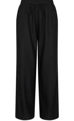 Freequent Bukser - Lava - Black