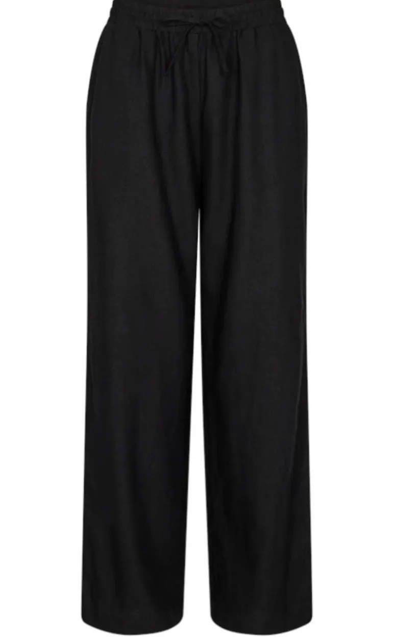 Freequent Bukser - Lava - Black
