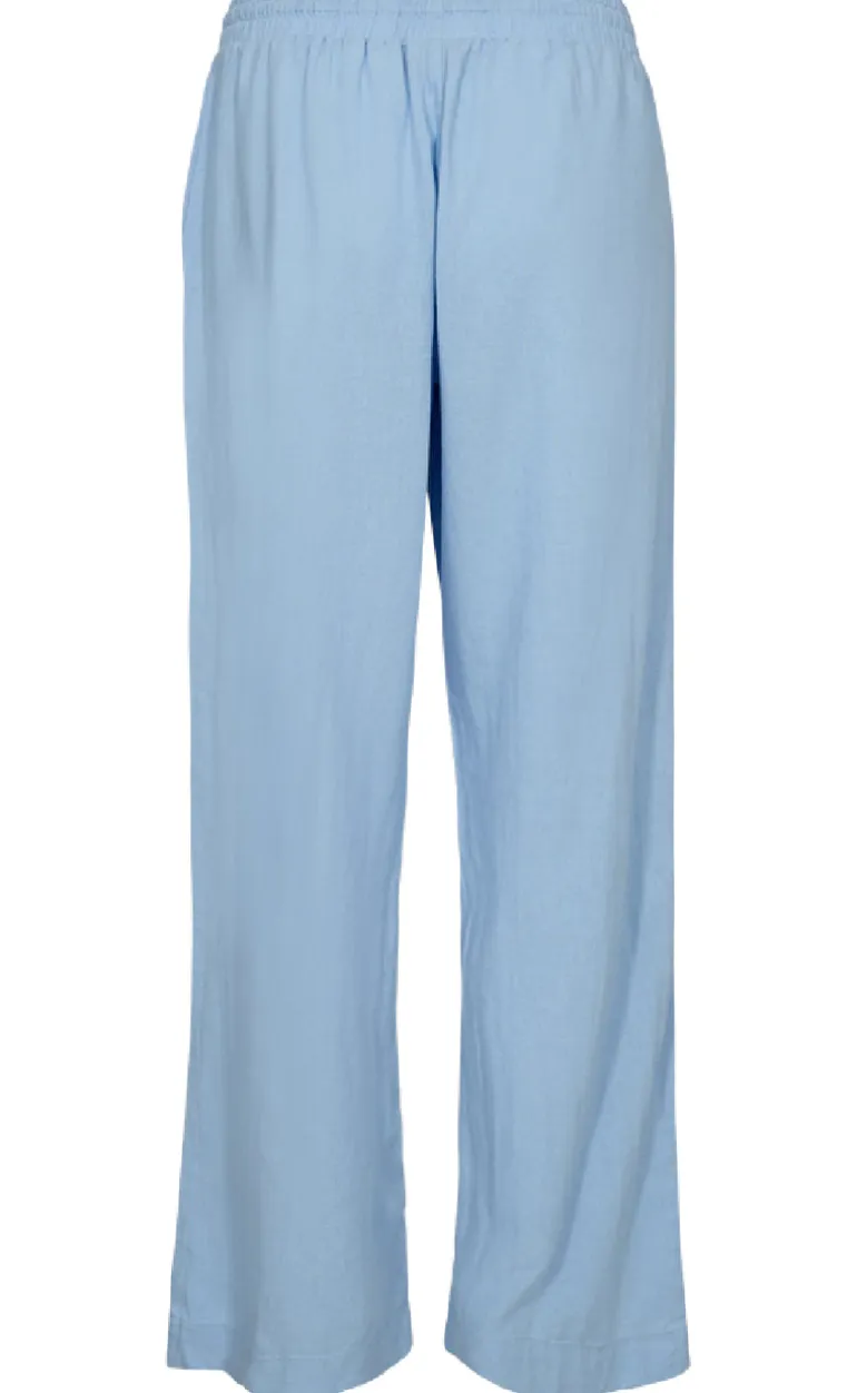 Freequent Bukser - Lava - Chambray Blue