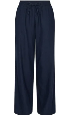 Freequent Bukser - Lava  - Navy Blazer