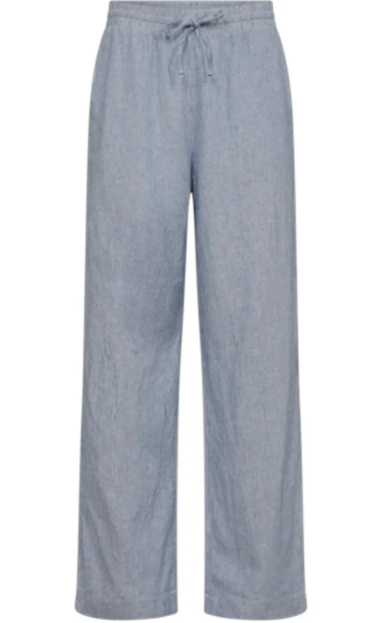 Freequent Bukser - Lava - Off White w. Nebulas Blue