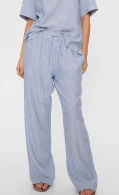 Freequent Bukser - Lava - Off White w. Nebulas Blue