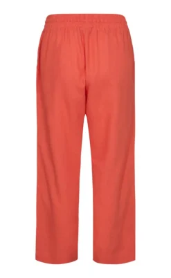 Freequent Bukser - Lava Ankle - Hot Coral