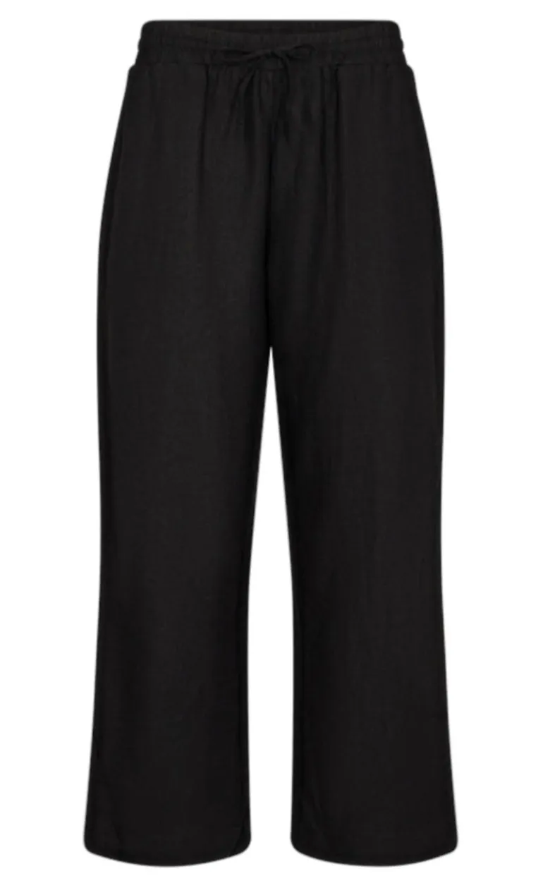 Freequent Bukser - Lava Ankle - Black