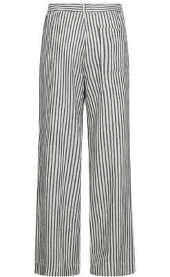 Freequent Bukser - Lavisco - Star Off-white w. Navy Blazer