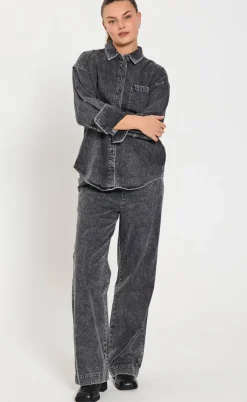 Freequent Bukser - Lisea - Vintage Grey Denim