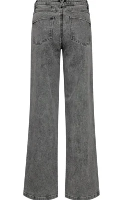 Freequent Bukser - Milly - Light Grey Denim