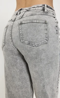 Freequent Bukser - Milly - Light Grey Denim