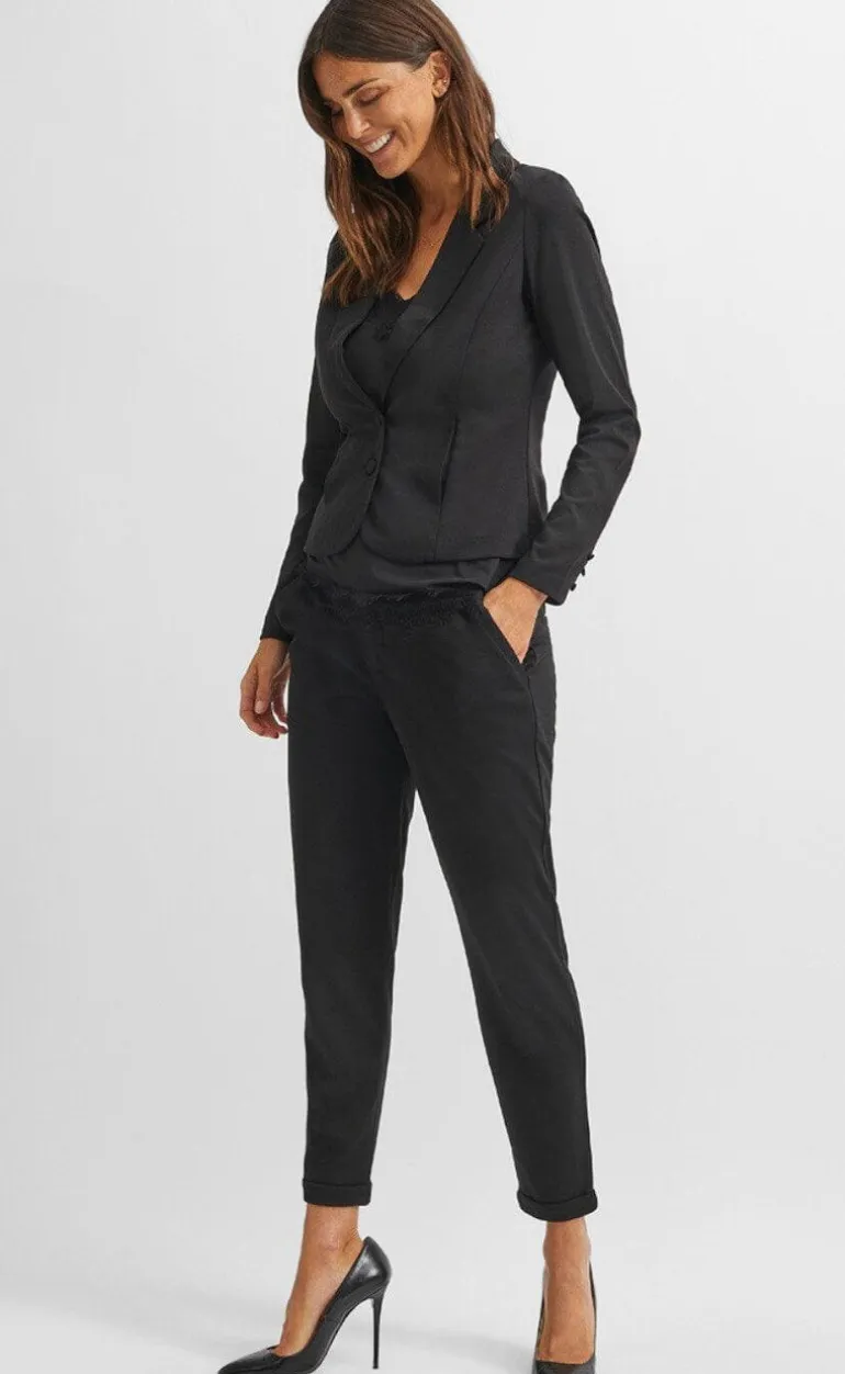 Freequent Bukser - Nanni Ankle - Black