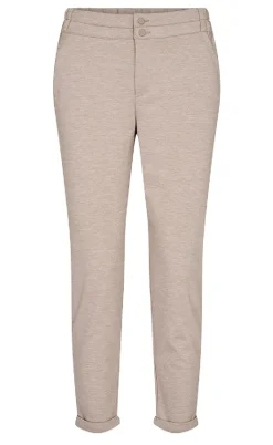 Freequent Bukser - Nanni Ankle - Silver Mink Melange