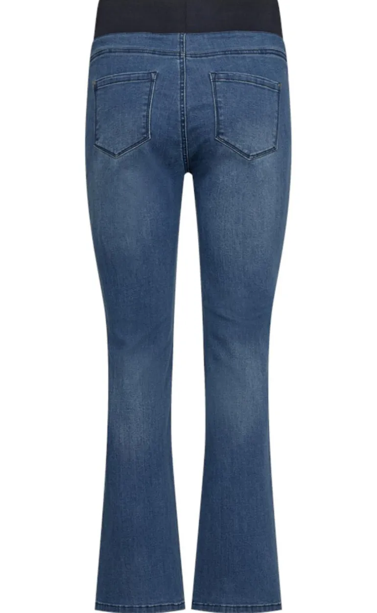 Freequent Bukser - Shantal Bootcut - Medium Blue