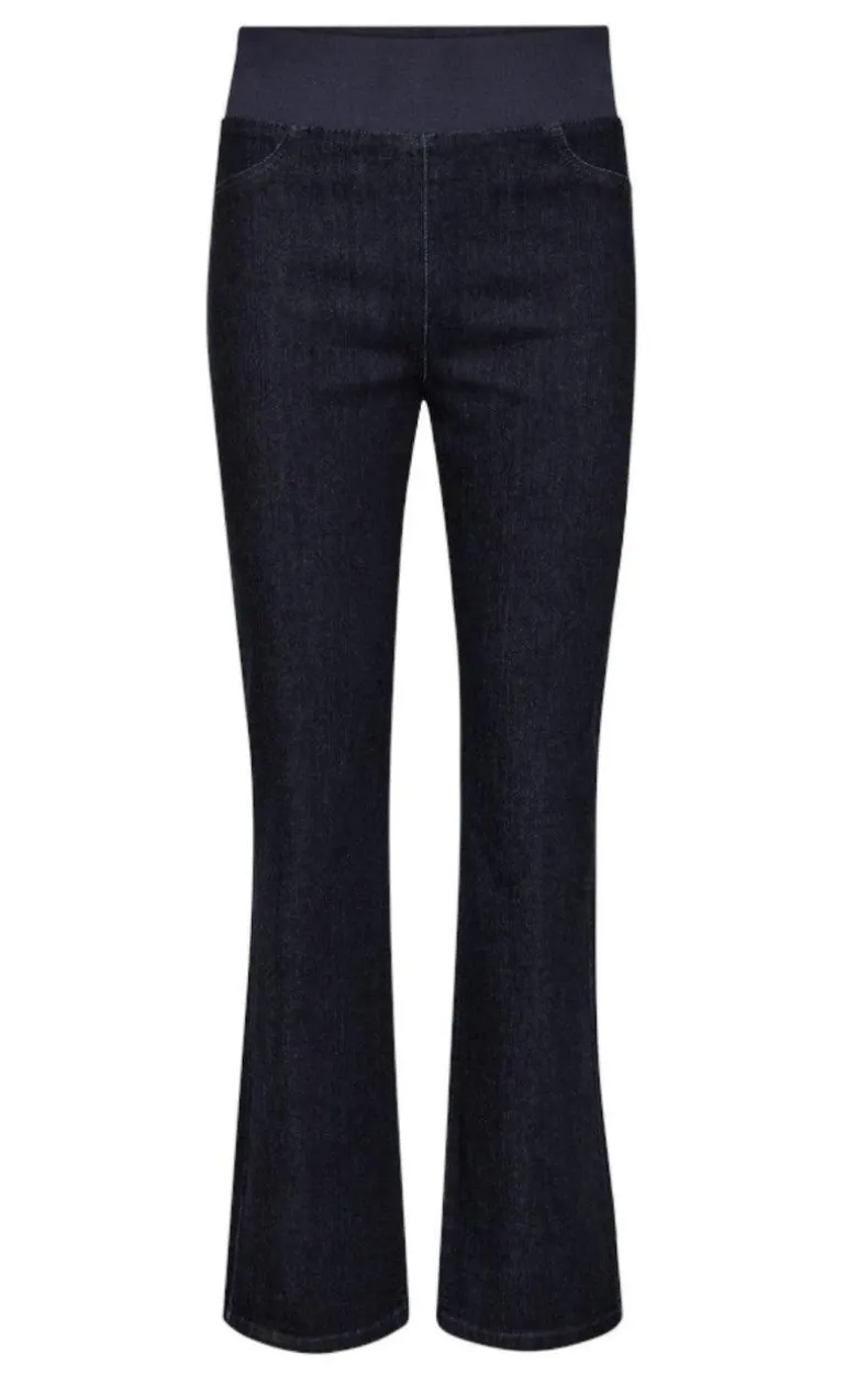 Freequent Bukser - Shantal Bootcut - Dark Blue Denim