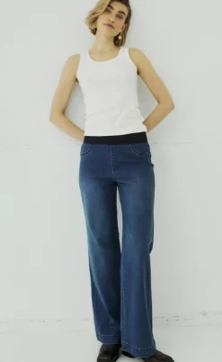 Freequent Bukser - Shantal - Medium Blue