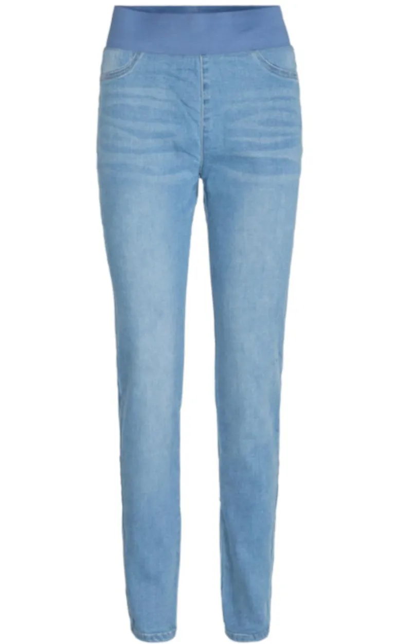 Freequent Bukser - Shantal Denim - Light Blue