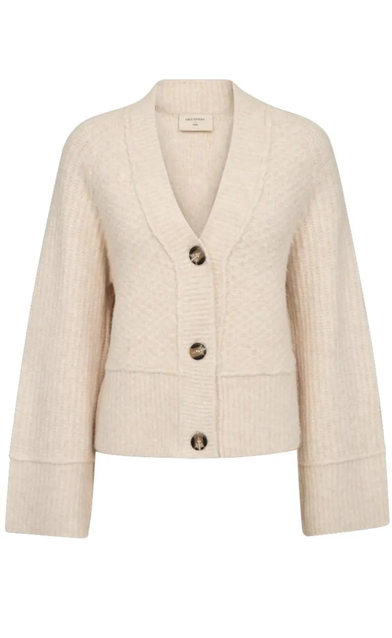 Freequent Cardigan - Money - Moonbeam Melange