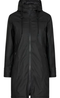 Freequent Jakke - Rain - Black