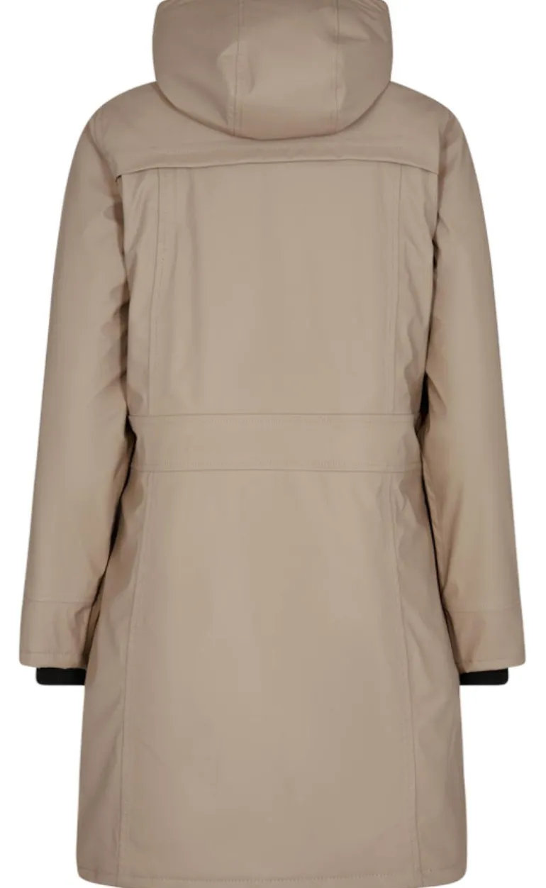 Freequent Jakke - Rain - Desert Taupe