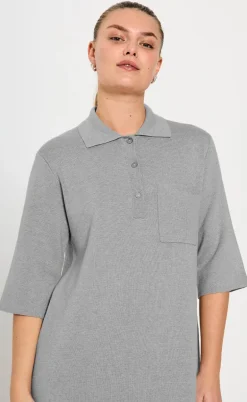 Freequent Kjole - Ani - Medium Grey Melange