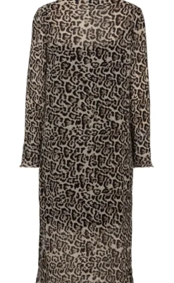 Freequent Kjole - Edelyn - Oxford Tan w. Black