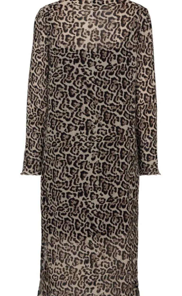 Freequent Kjole - Edelyn - Oxford Tan w. Black