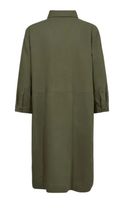 Freequent Kjole - Laluna - Deep Lichen Green