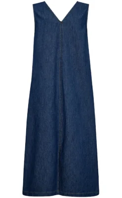 Freequent Kjole - Lisea 207090 - Medium Blue Denim