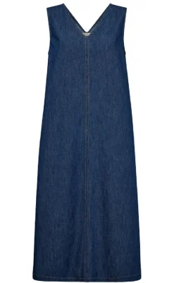 Freequent Kjole - Lisea 207090 - Medium Blue Denim