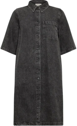 Freequent Kjole - Lisea - Vintage Grey Denim