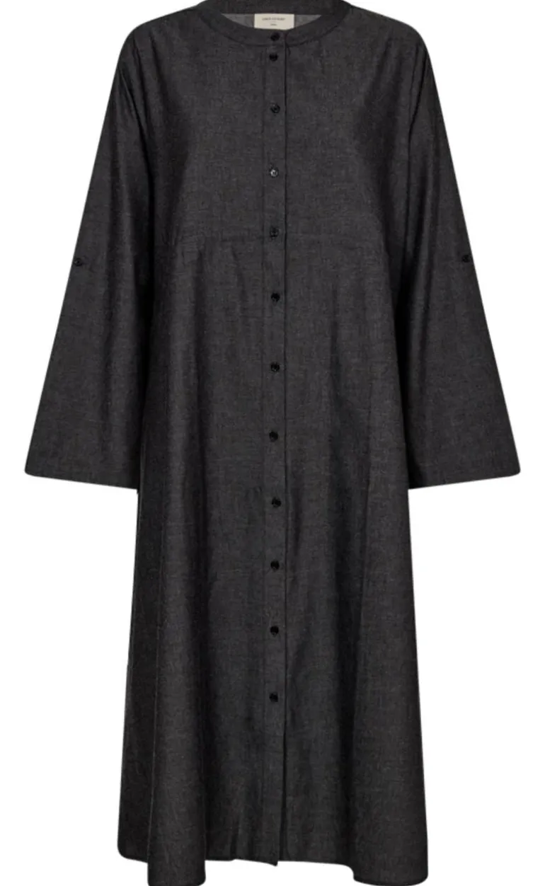 Freequent Kjole - Malay - Black Denim
