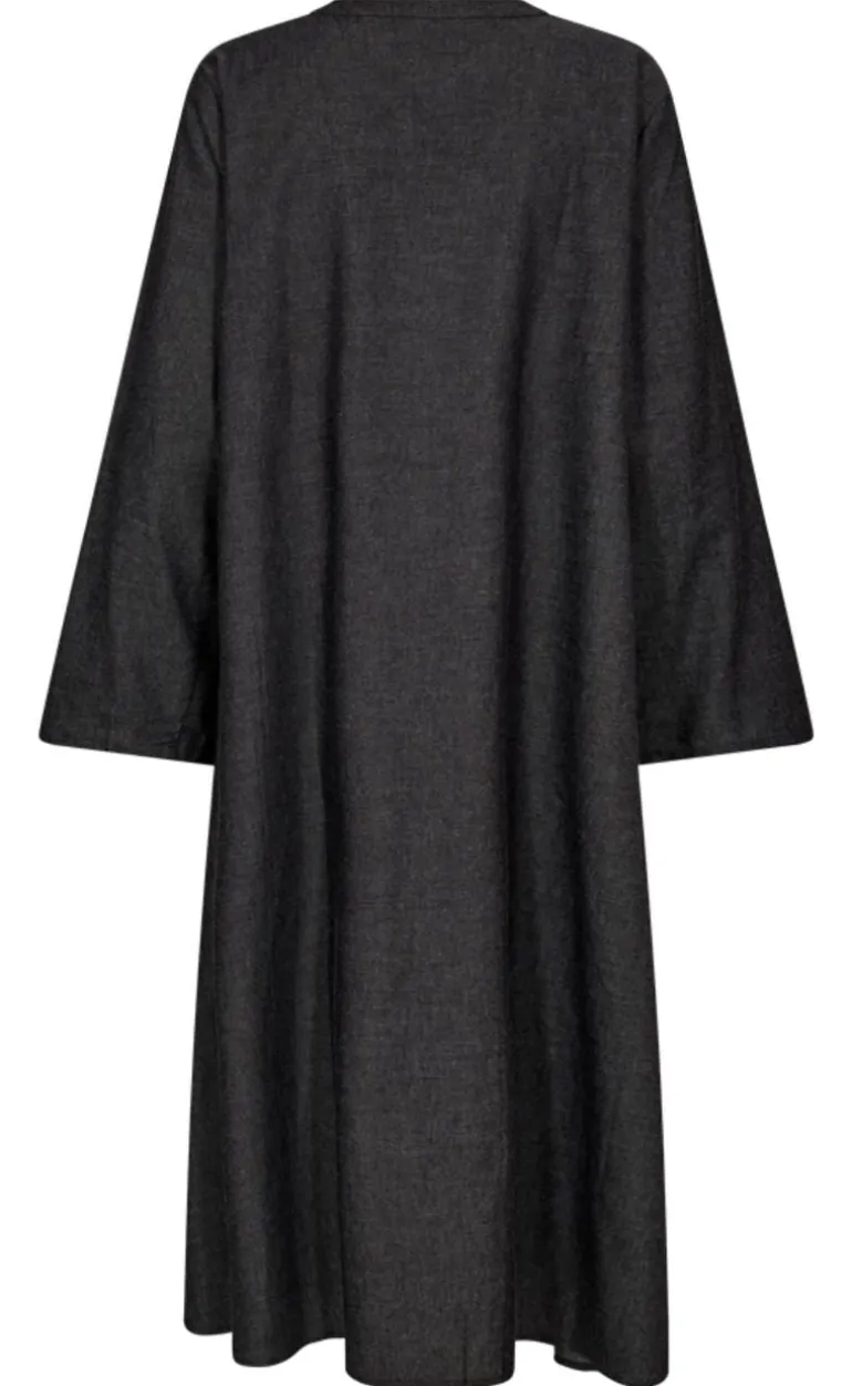 Freequent Kjole - Malay - Black Denim