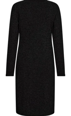 Freequent Kjole - Sissel - Black W. Black Metallic