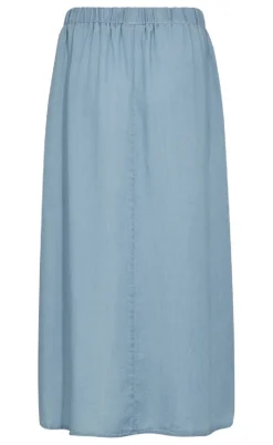 Freequent Nederdel - Carly - Light Blue Denim