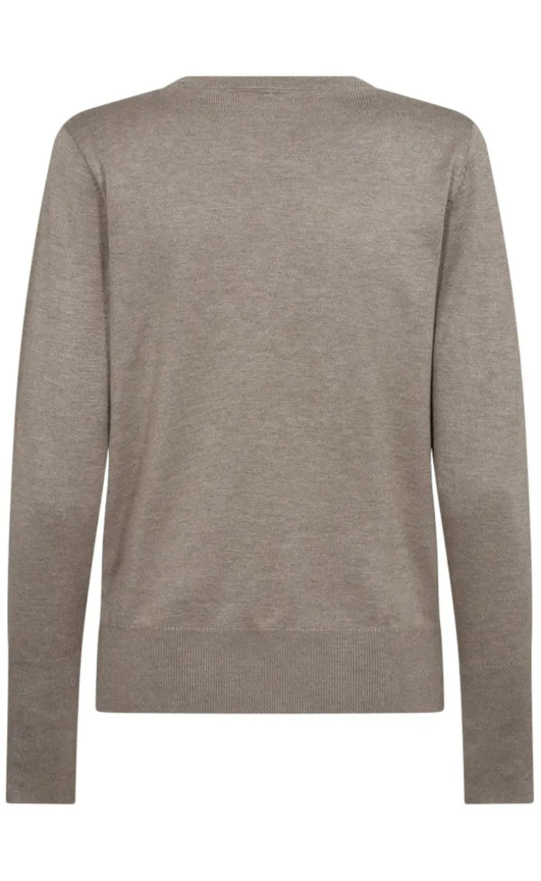 Freequent Pullover - Katie - Desert Taupe Melange