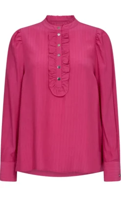 Freequent Skjorte - April - Raspberry Rose