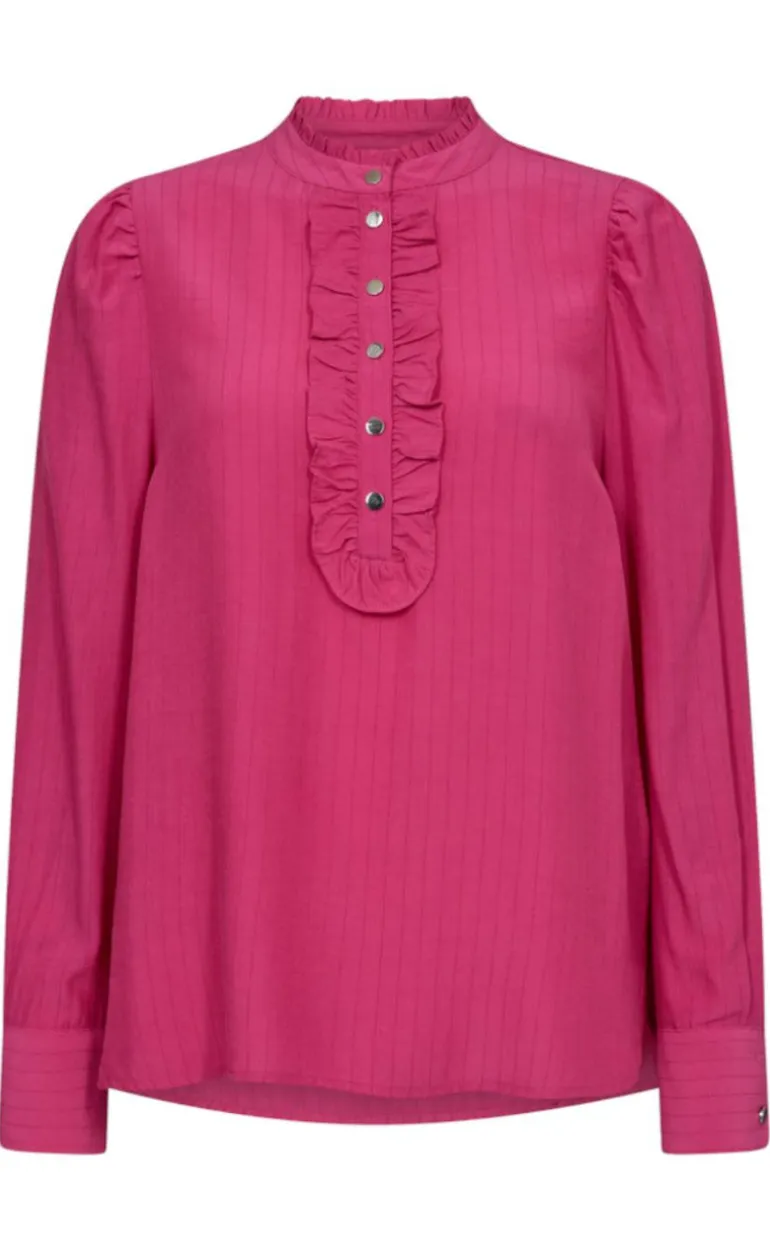 Freequent Skjorte - April - Raspberry Rose