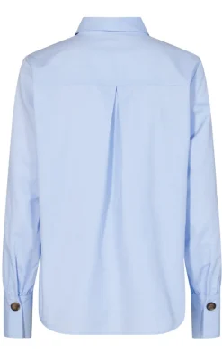 Freequent Skjorte - Flynn - Chambray Blue