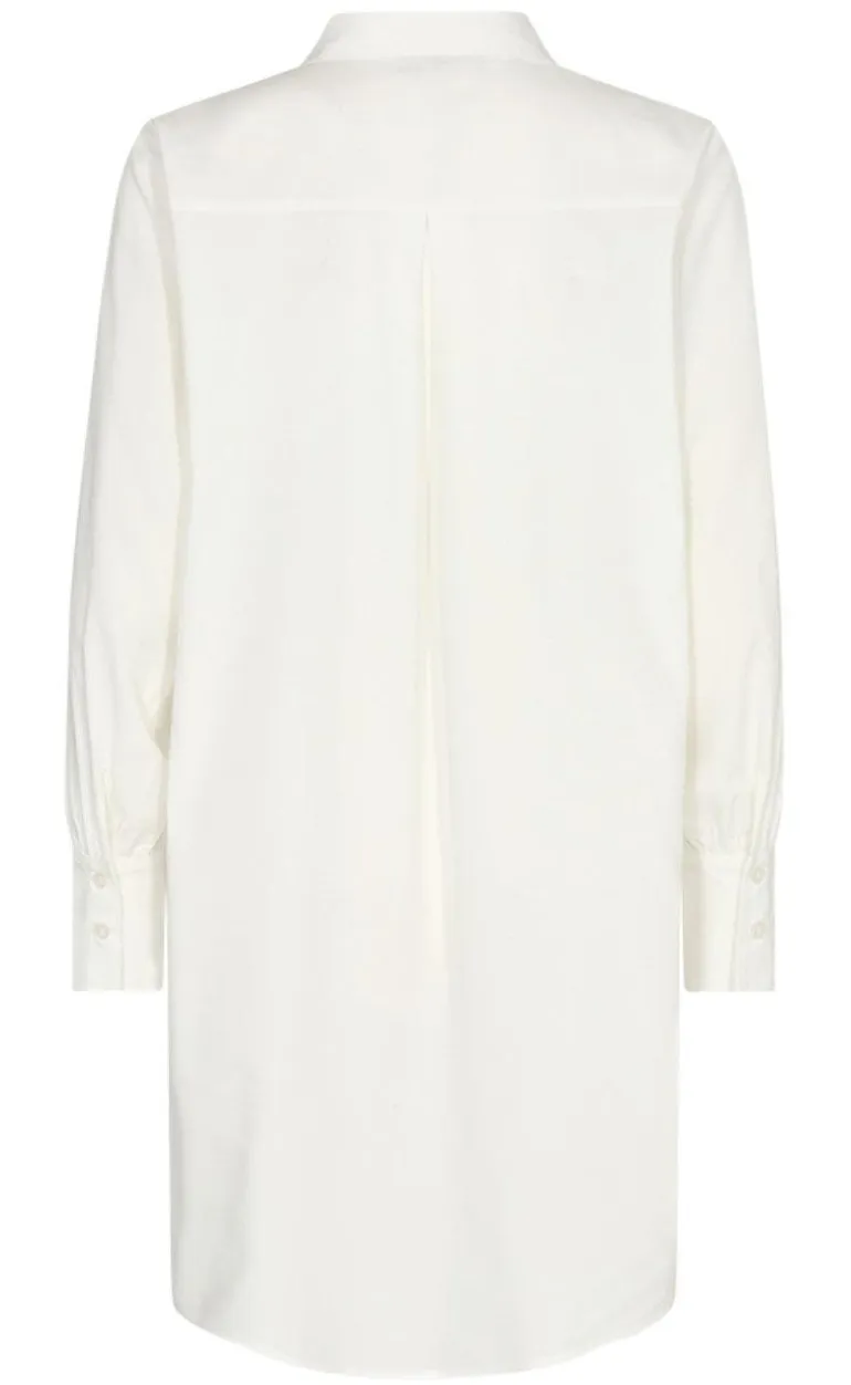 Freequent Skjorte - Flynn Long - Off White