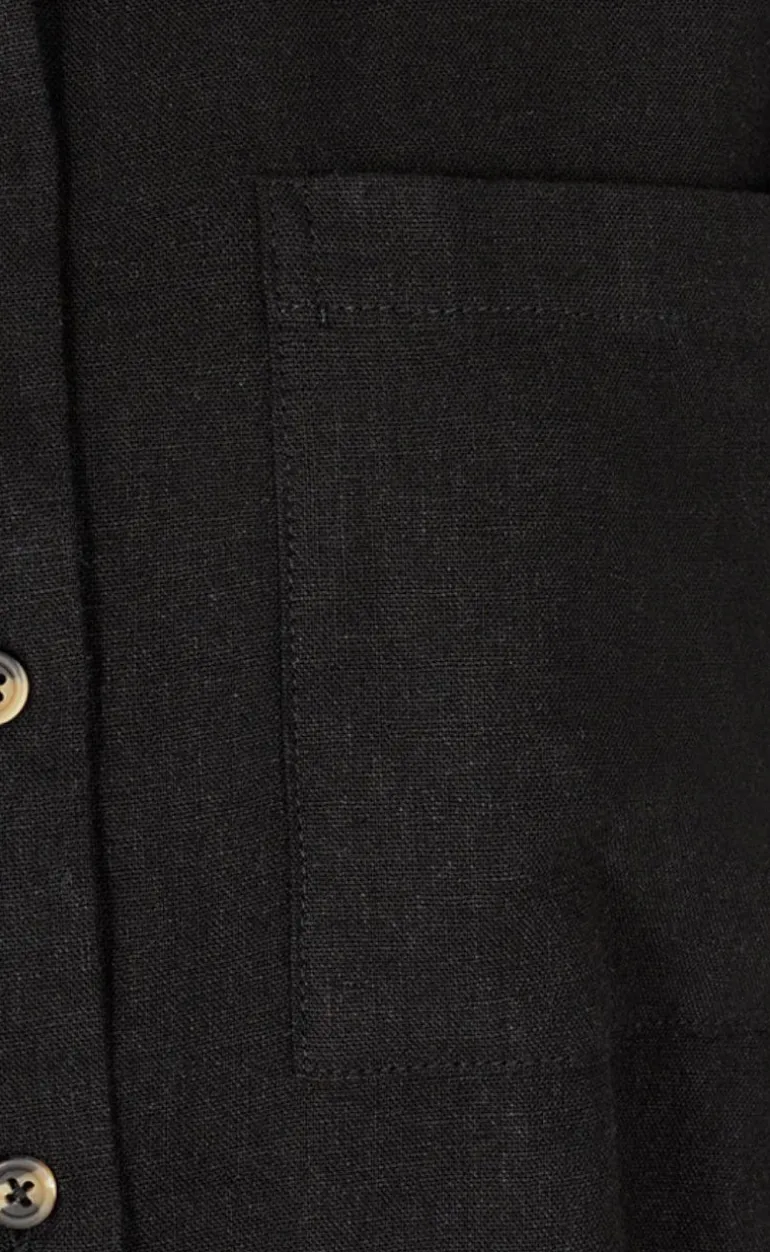 Freequent Skjorte - Lava Simple - Black