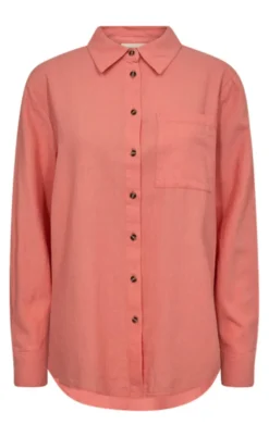 Freequent Skjorte - Lava Simple - Burnt Coral