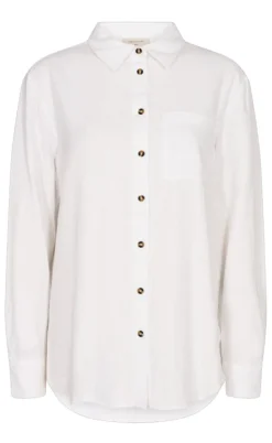 Freequent Skjorte - Lava Simple - Brilliant White
