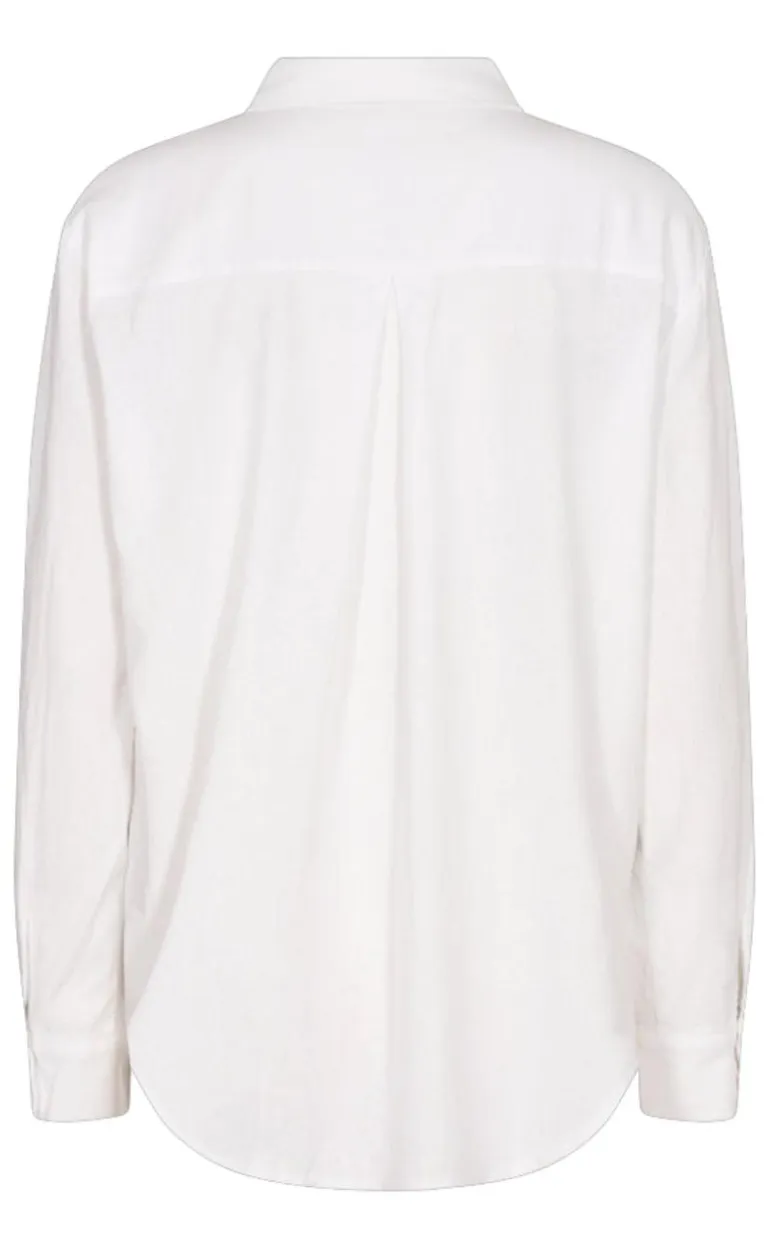 Freequent Skjorte - Lava Simple - Brilliant White